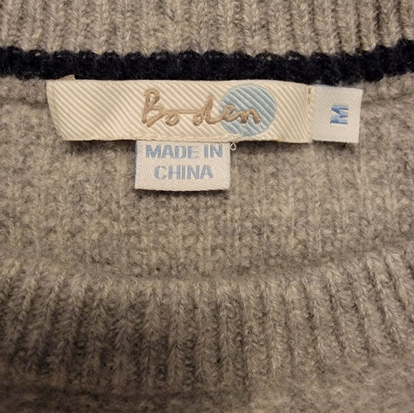 Boden Wool Sweater Size M(US 8/10) Gray - Picture 4 of 9